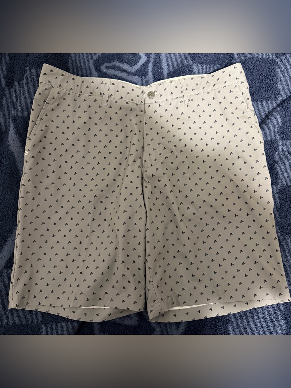 Adidas Golf Men's Grey Logo Printed Short